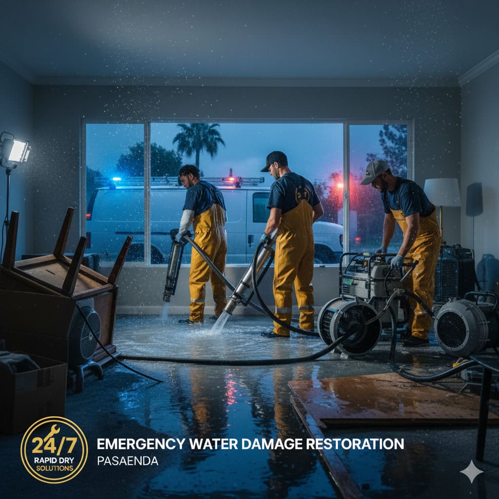 24/7 Emergency Water Damage Restoration Pasadena | (626) 628-0717
