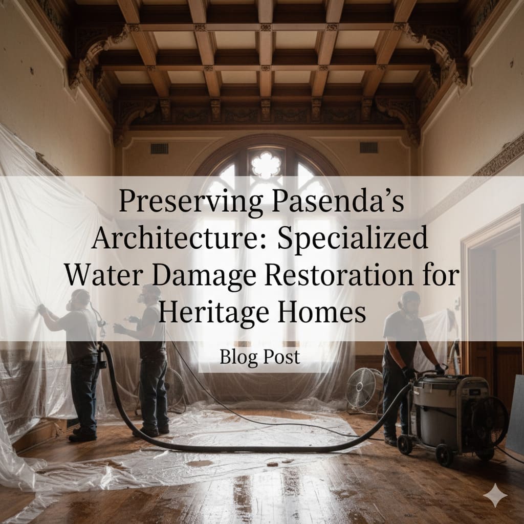Preserving Pasadena's Historic Architecture: Specialized Water Damage Restoration for Heritage Homes